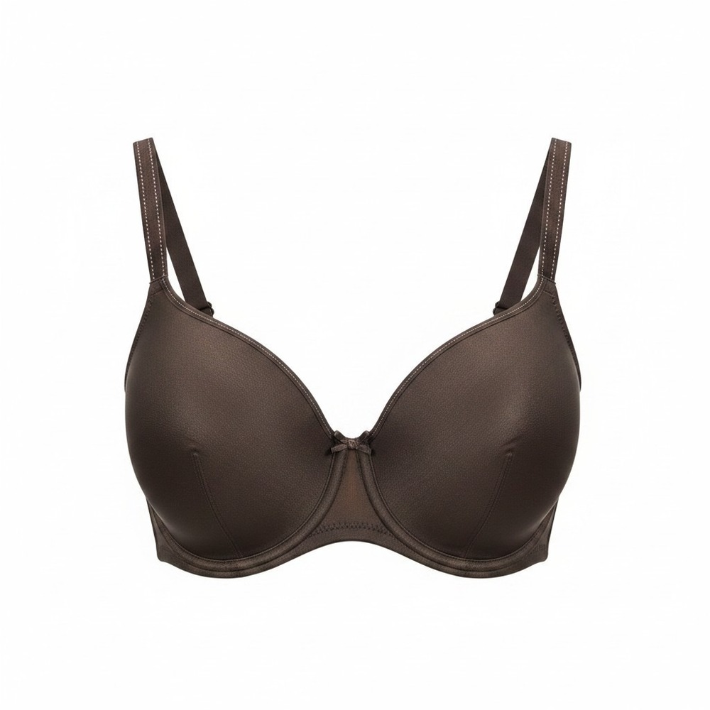 Chantelle Women's Bra 2051 Brown Solid Print 32DDD